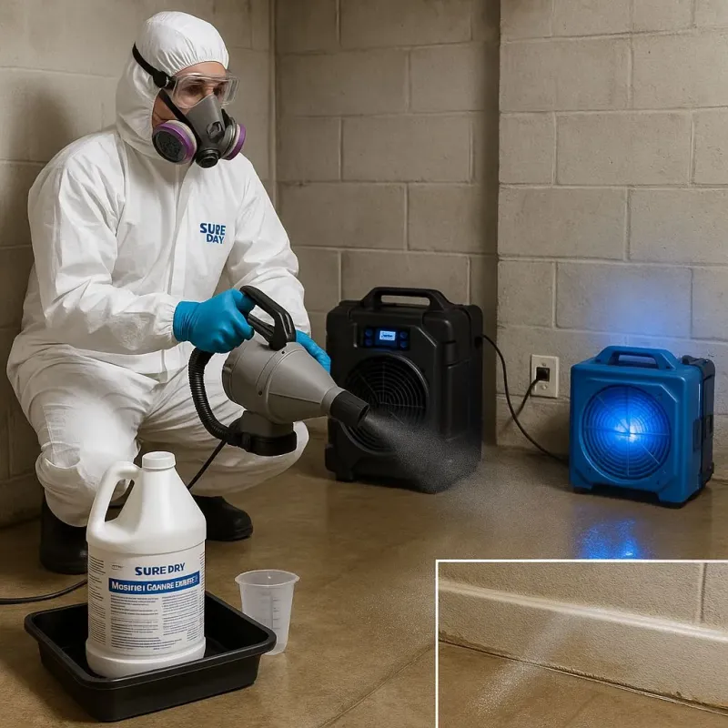Sanitization and Odor Removal process in Burnham, PA