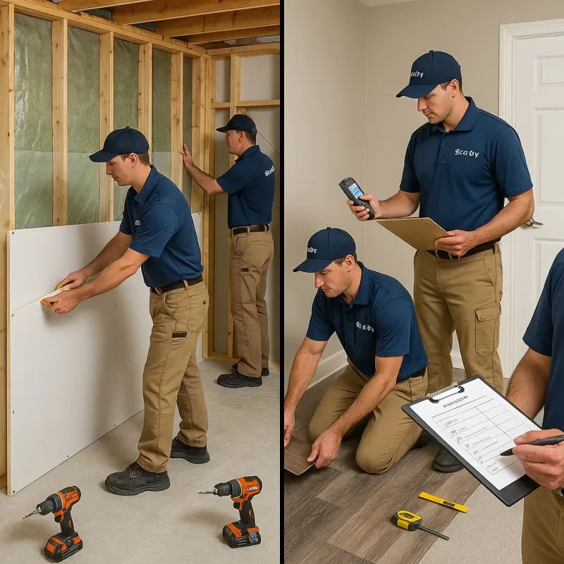 Repairs and Reconstruction process in Burnham, PA