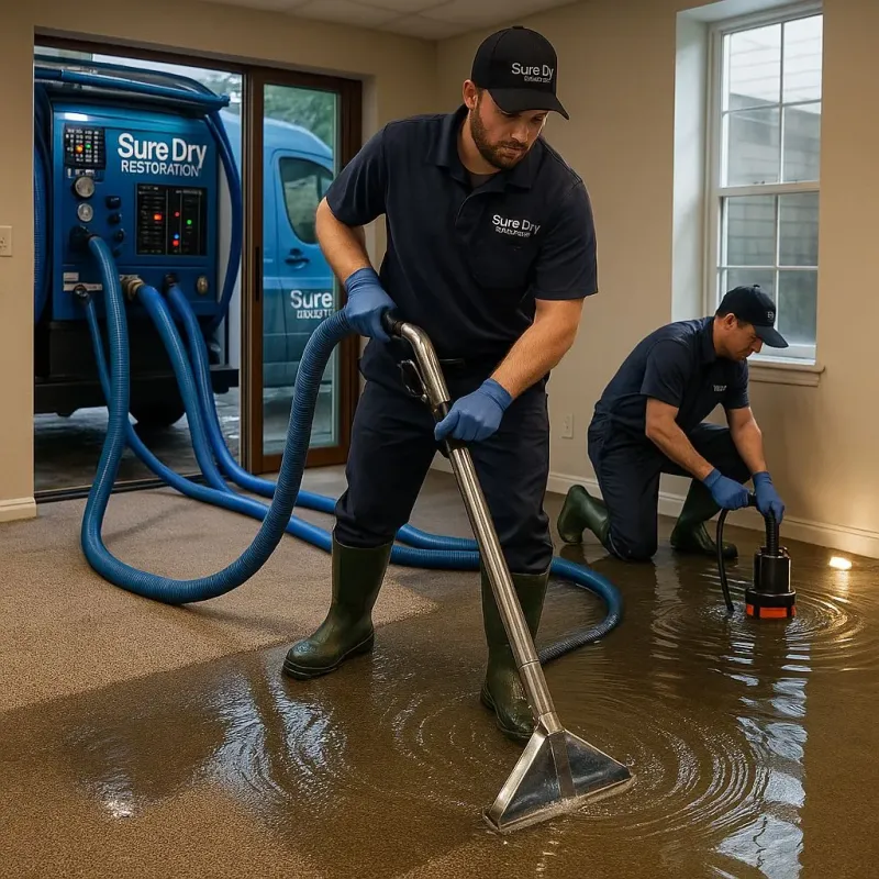 Water Extraction and Removal process in Burnham, PA